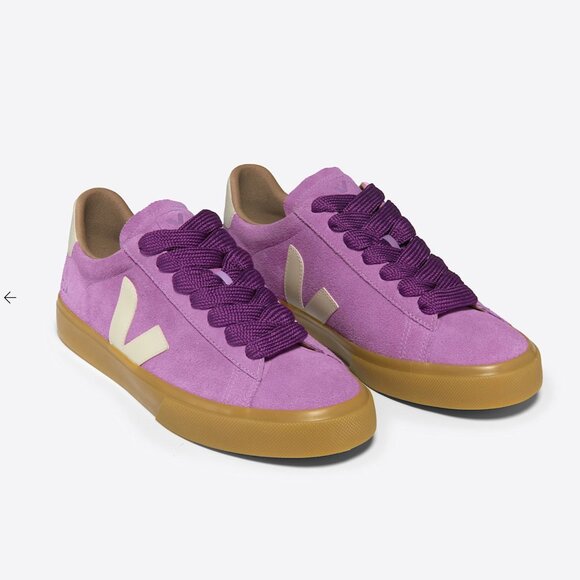 NIB Veja Campo bold sneakers suede mulberry pierre EU 39 US 8 - Picture 1 of 7